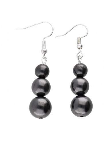 Shungite Spheres Earrings