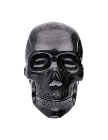 Silver Obsidian Skull COP2