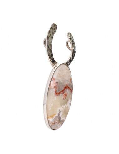 Pendentif en argent 925 Jaspe Crazy...