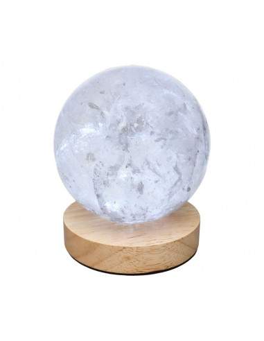 Base de Luz LED de Madera USB - Lámpara