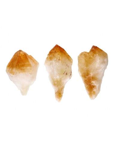 Pointes de citrine chauffées Grandes