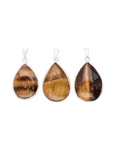 Colgante Gota de Ojo de Tigre en Baño...