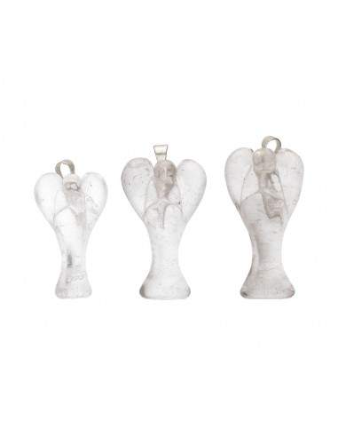 Pendentif ange en quartz fumé