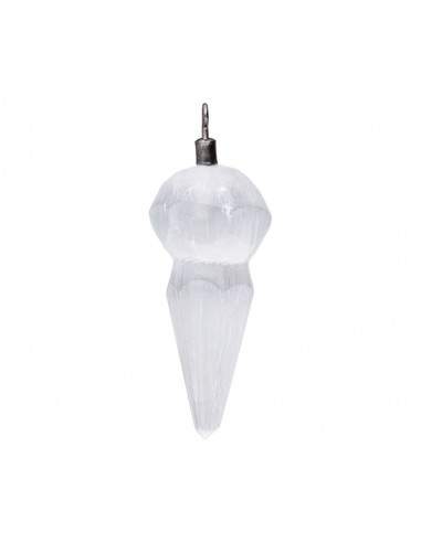 Egyptian Conical Selenite Pendant