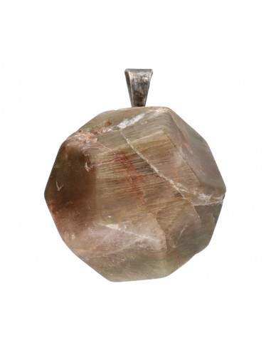 Silver Plated Dodecahedron Rutile...