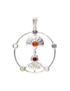 Colgante Buda y Flor de...