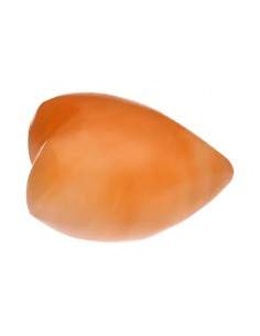 Coração de selenite Orange Big 2