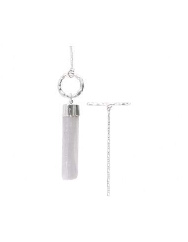 Pingente de selenito em Bruto...