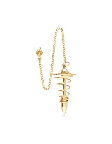 Pêndulo em espiral de bronze grande...