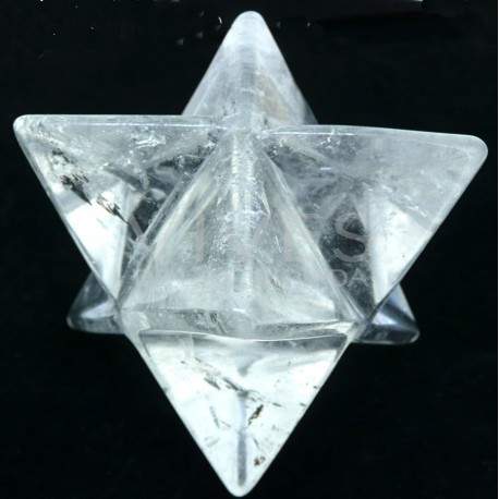 Merkaba quartzo pequena (entre 45-60 gramas)