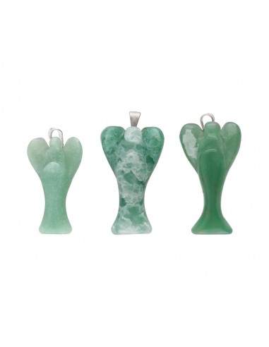 Colgante Ángel de Cuarzo Verde
