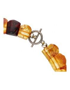 Colar de âmbar em prata 925... 2