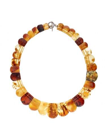 Colar de âmbar em prata 925 libras...