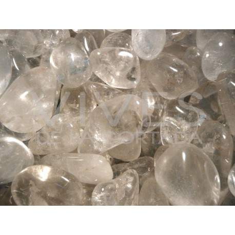 Medium size natural white Quartz rolled Extra Quality