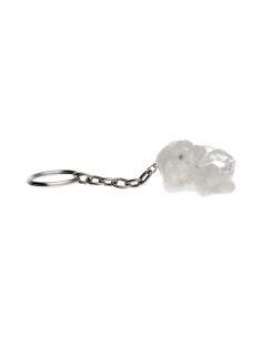 Quartz Druse Key Ring 2