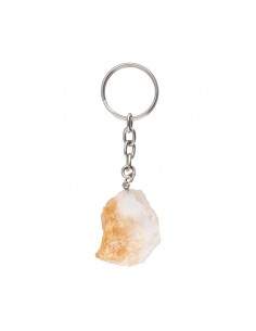 Porte-clés en citrine chauffée