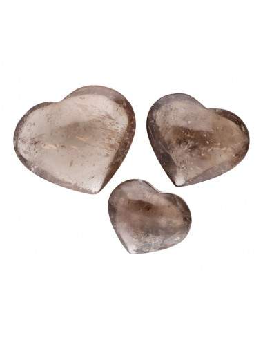 Smoky Quartz Hearts