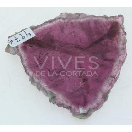 Turmalina rosa , rubelita , Rusia , 58mm