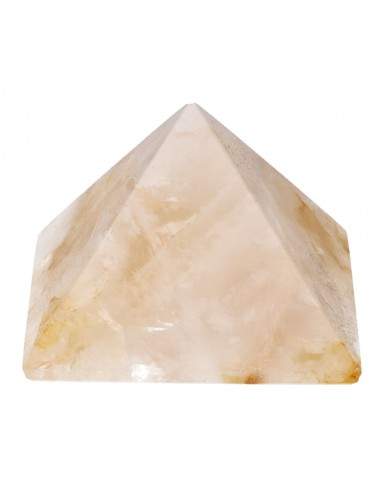 Pyramide de quartz hématoïde 4x4cm