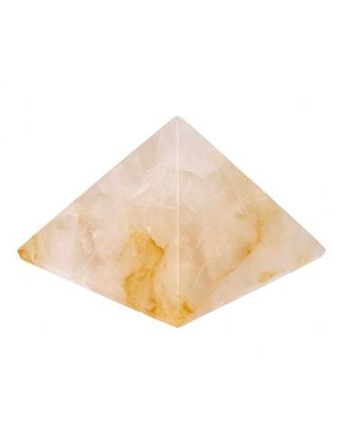 Pyramide de quartz hématoïde 4x4cm