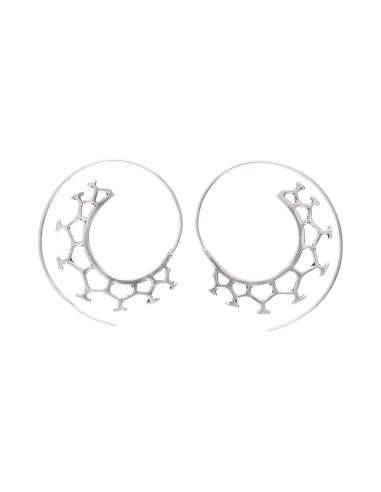 Boucles d'oreilles plaquées argent (P11)