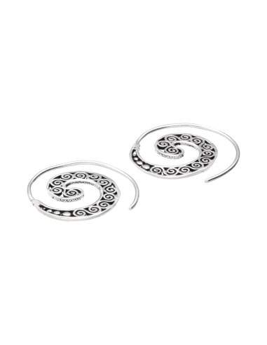 Boucles d'oreilles plaquées argent (P4)