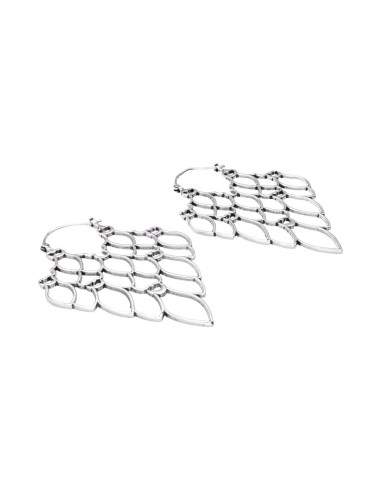 Silver Plated Earrings -P32- -P32-