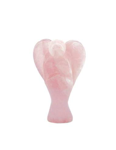 Rose Quartz Carved Angels