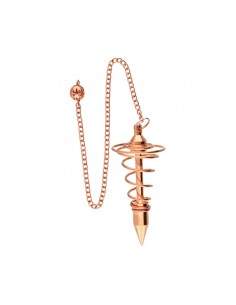 Pêndulo em espiral de cobre...