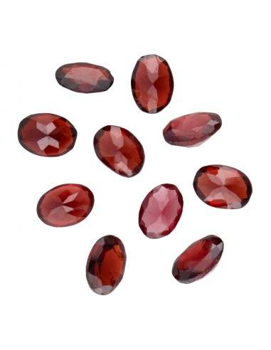 Faceted Garnet Cabochons Medium Ovals...