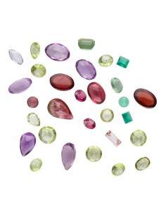 Cabochons à facettes en...