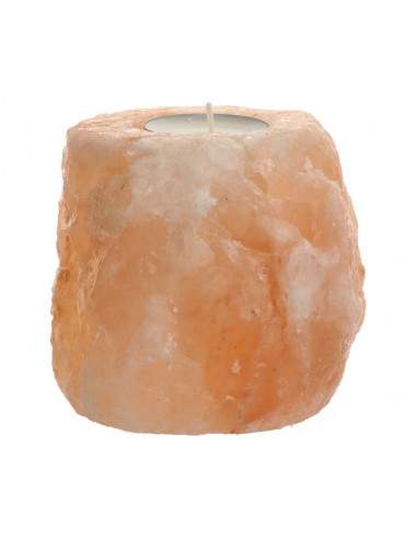 Castiçais de sal rústicos