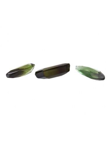 Cabochons de tourmaline verte...