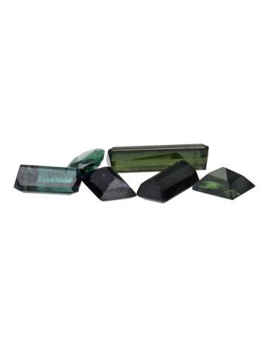 Faceted Green and Blue Tourmaline...