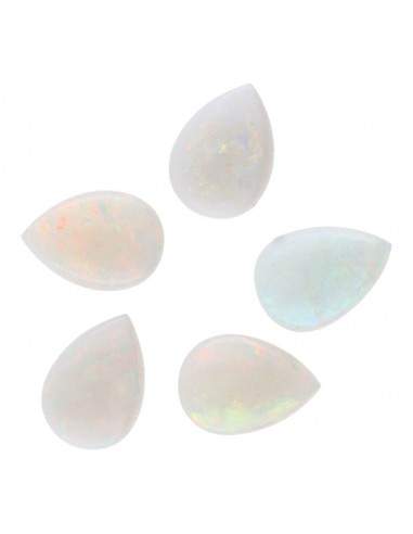 Opal Drop cabochons (5 pcs)