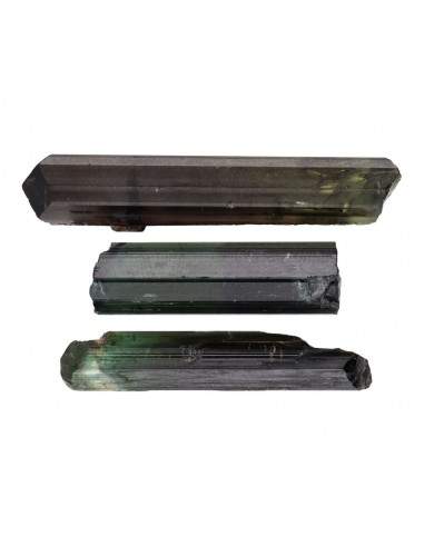 Tourmaline verte brute (3 pièces)