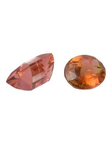 Faceted Bicolor Tourmaline cabochons...