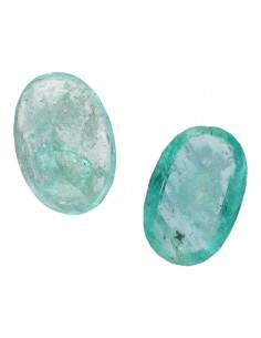 Faceted Emerald cabochons...