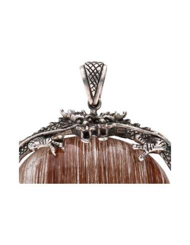 Colgante de Cuarzo Rutilado en Plata...