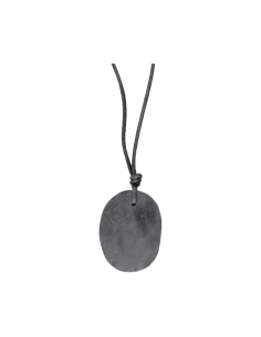 Grand pendentif ovale en...