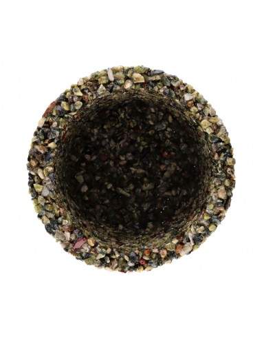 Large Serpentine Chip Candle Holders