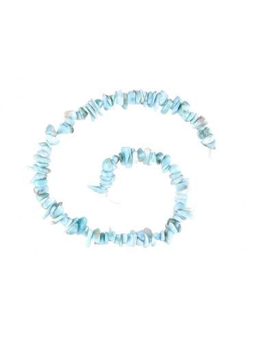 Hilo de Larimar Chip 5x10mm