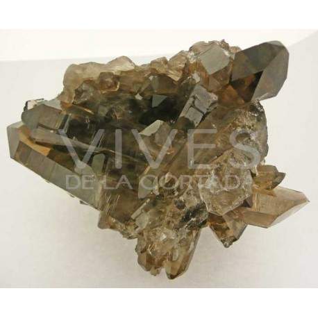 Druse de Cuarzo Brasil Calidad Extra con base de madera