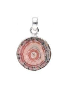 Flat Rhodochrosite Pendant...