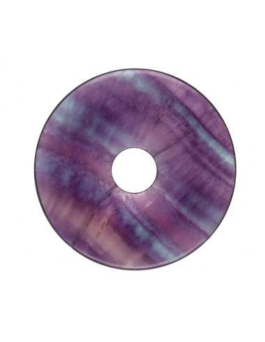 Donut grande de fluorite arco-íris