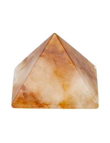 Pyramide de quartz hématoïde 2.5x2.5cm