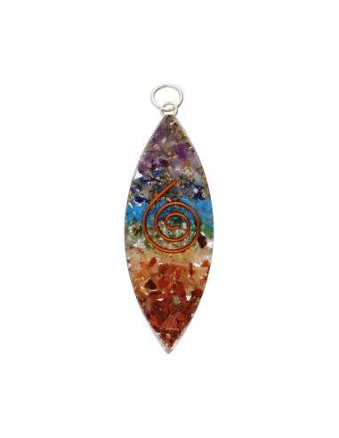 Resin Eye Pendant with Chakras