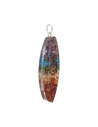 Resin Eye Pendant with Chakras