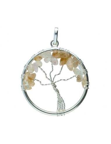 Tree of Life Pendant with Heated...
