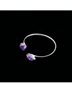 Brazalete Amatista en Bruto...
